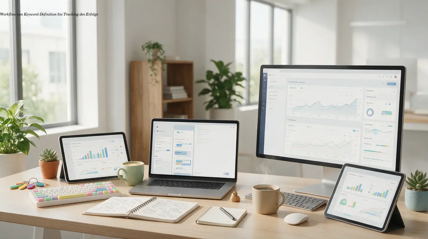 Workflow von Keyword-Definition bis Tracking des Erfolgs