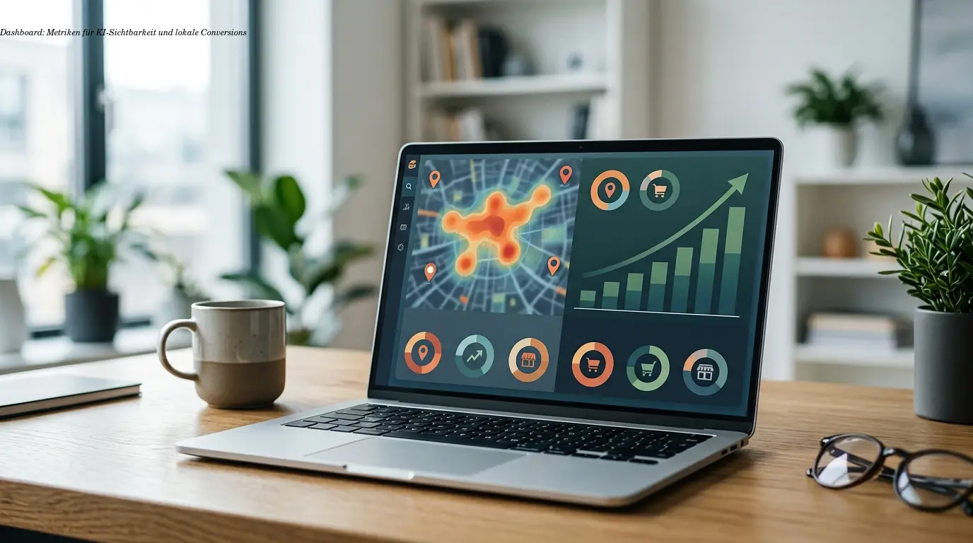 Dashboard: Metriken für KI-Sichtbarkeit und lokale Conversions