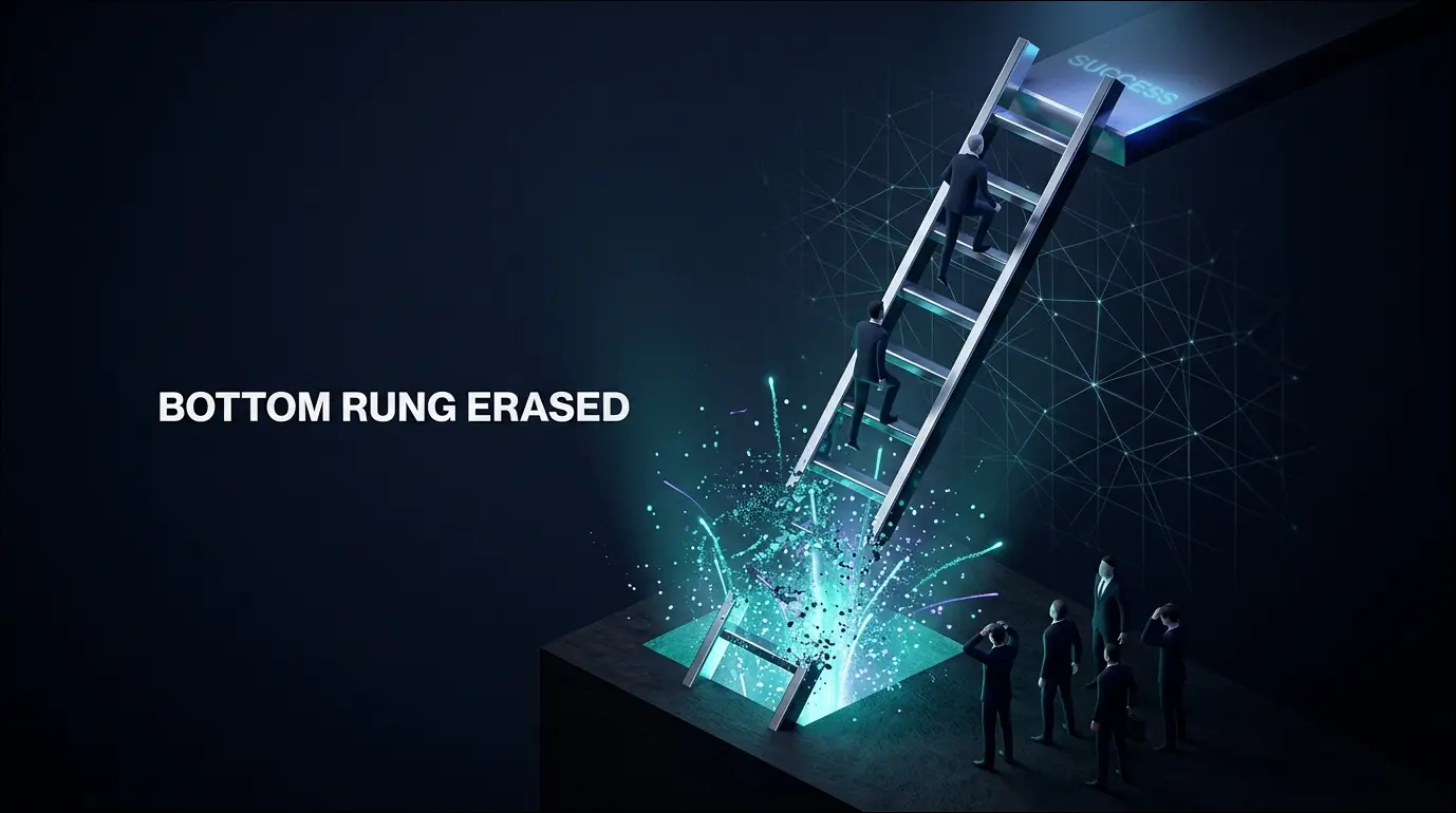 Stanford Data Confirms It: AI Is Quietly Erasing the Bottom Rung of the Career Ladder