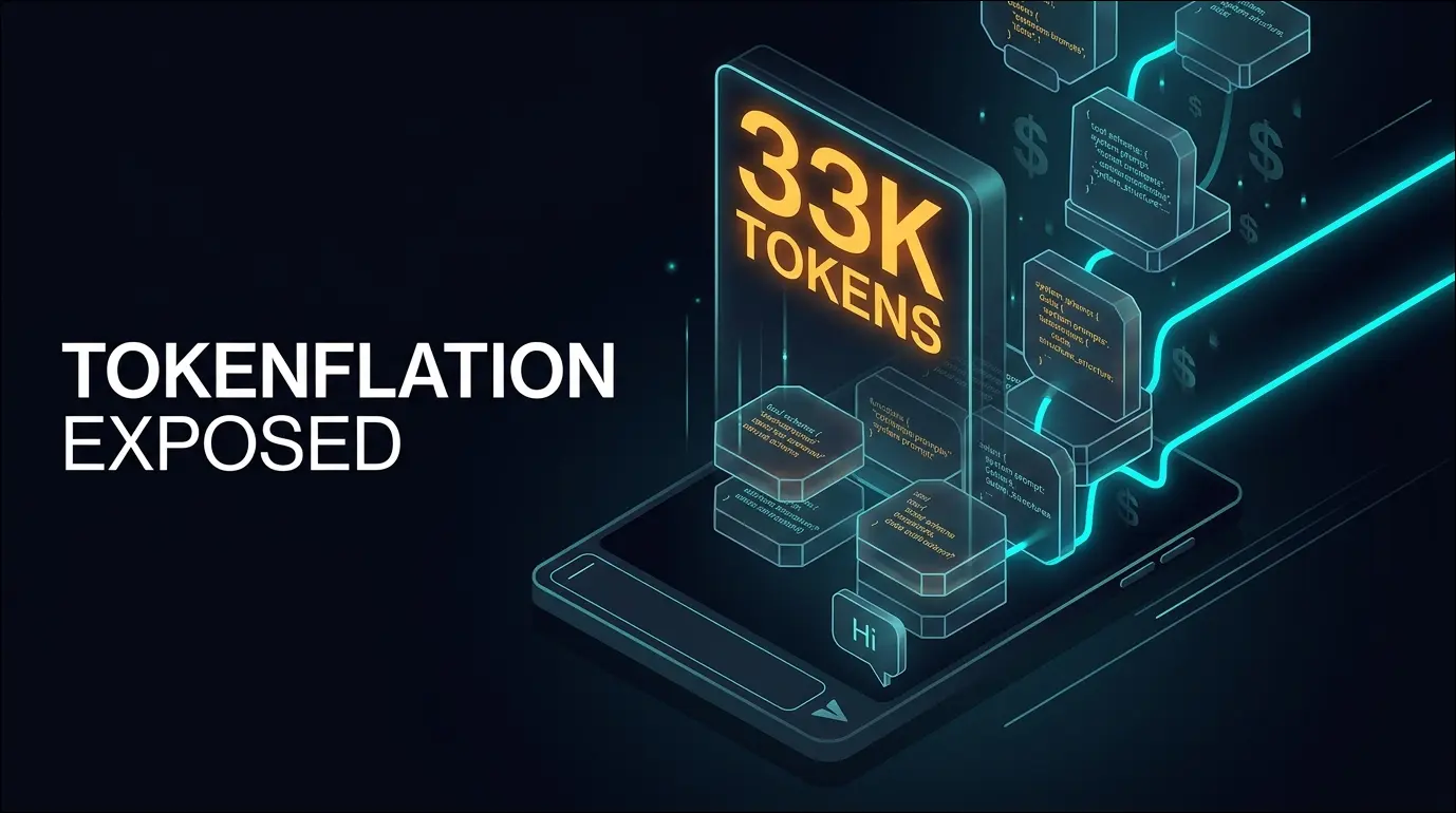 Tokenflation Exposed: Why Claude Code Burns 33k Tokens Before You Even Say Hi