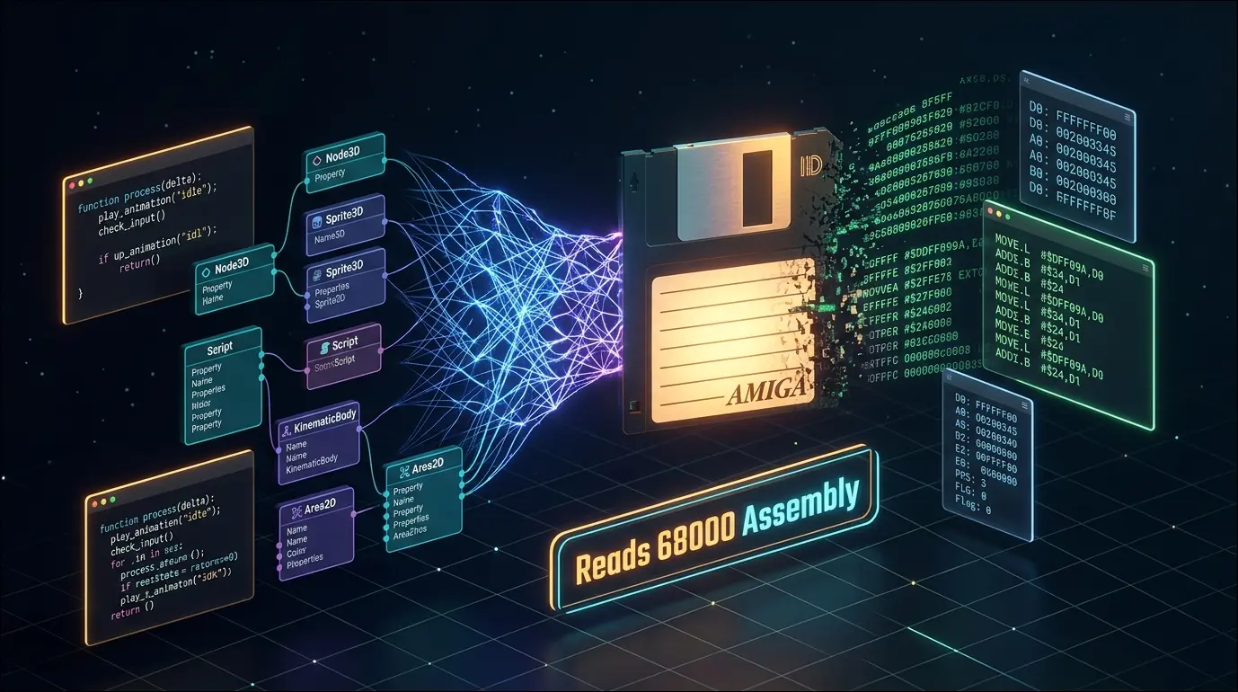 When Claude Reads 68000 Assembly: An LLM Reverse-Engineers a 1993 Amiga Game Into Godot