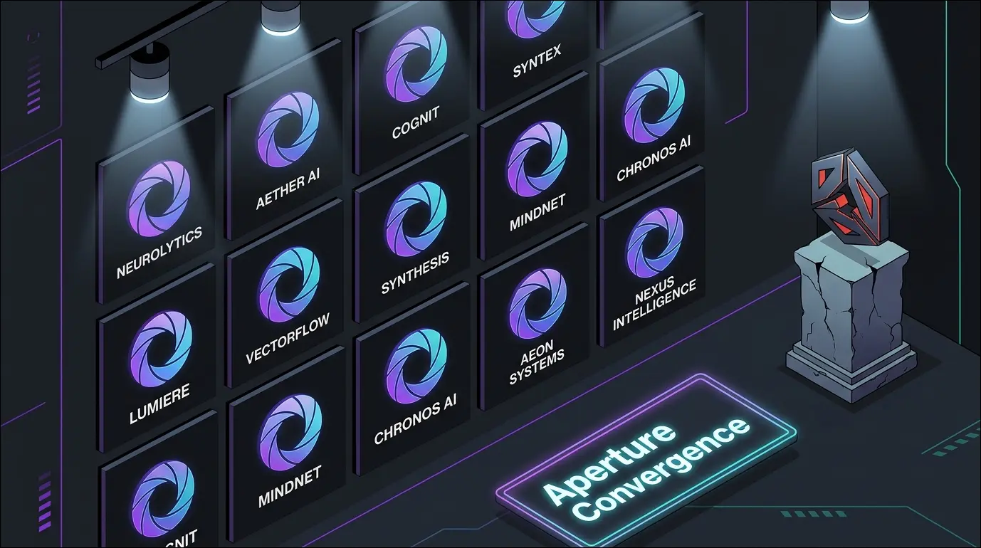 Why AI Company Logos All Look Like Buttholes: The Great Aperture Convergence