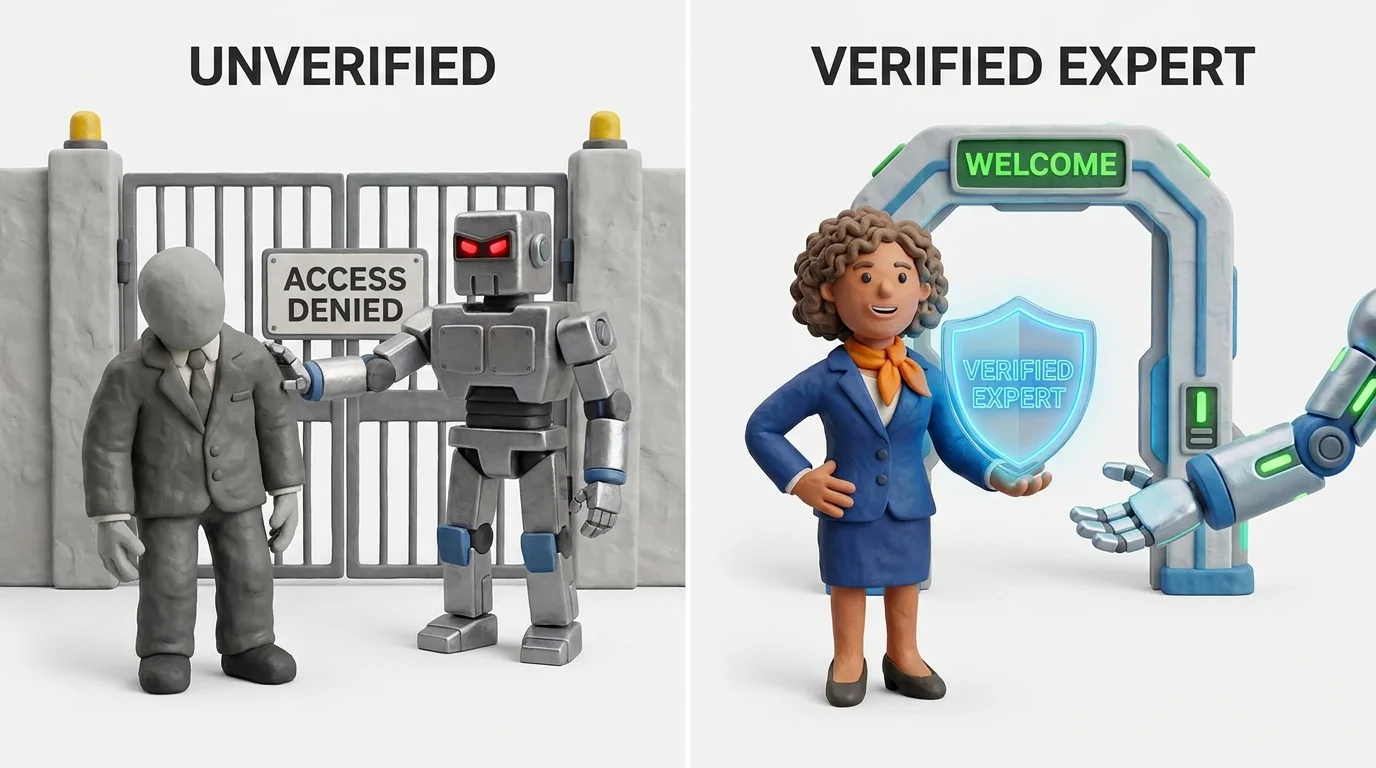 The 'Admin' Mistake: Why AIs Penalize Anonymous Content